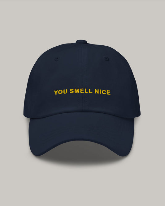 "You Smell Nice" Hat - Midnight/Canary - Redoux